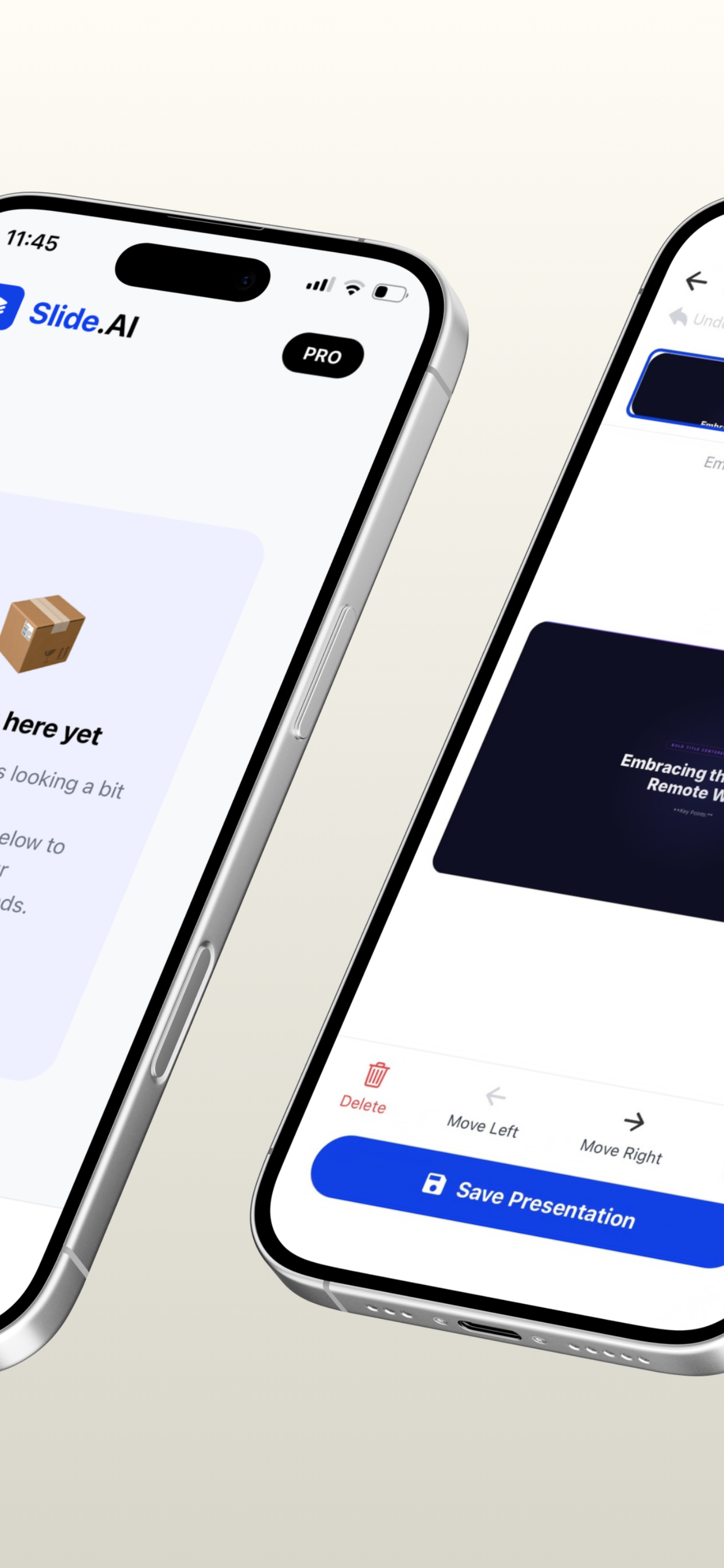 Gamma AI - Creating a presentation